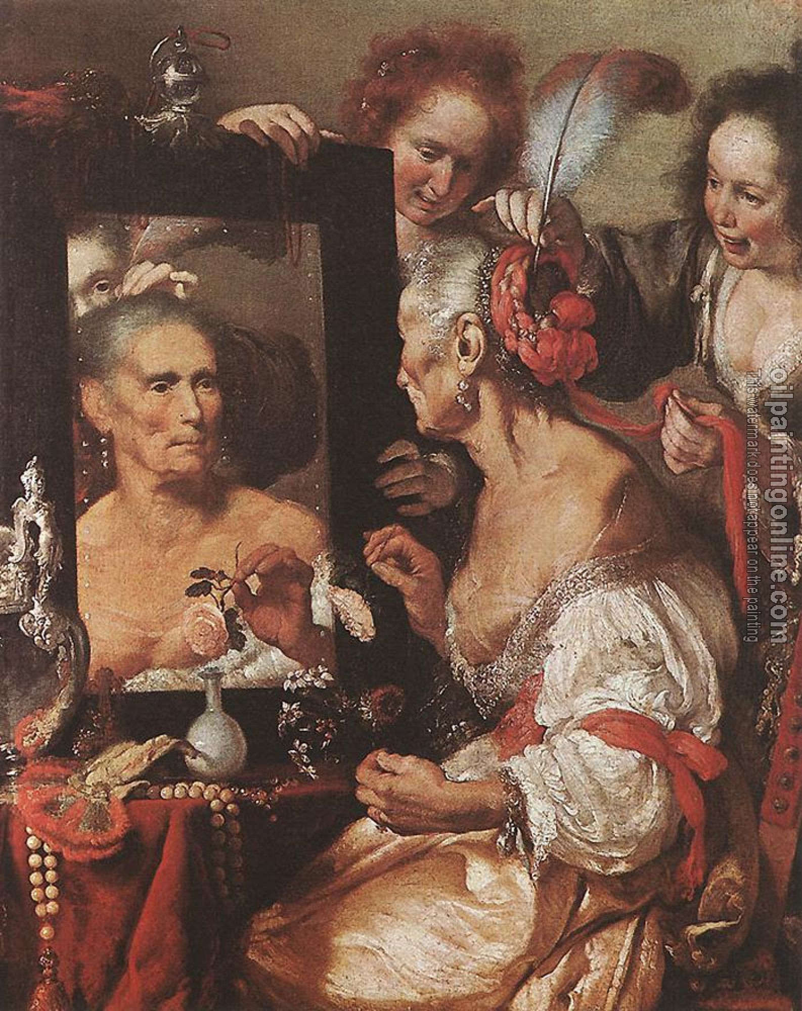 Strozzi, Bernardo - Old Woman at the Mirror